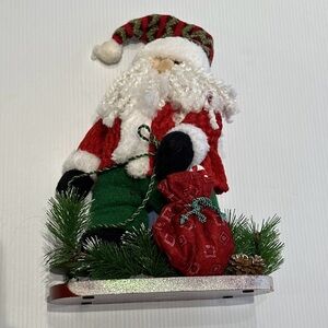 Festive Santa Claus Holiday Decoration
